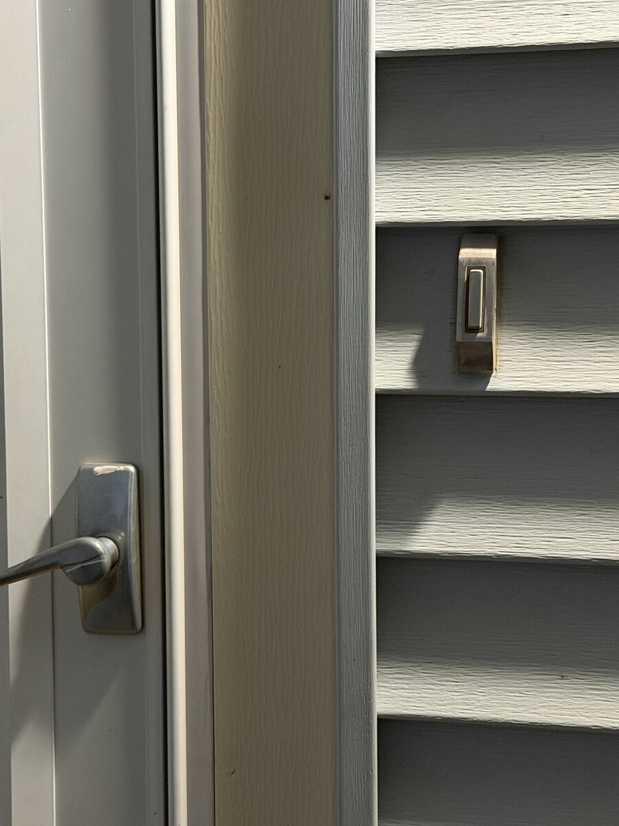 Installed Blink Doorbell - Before