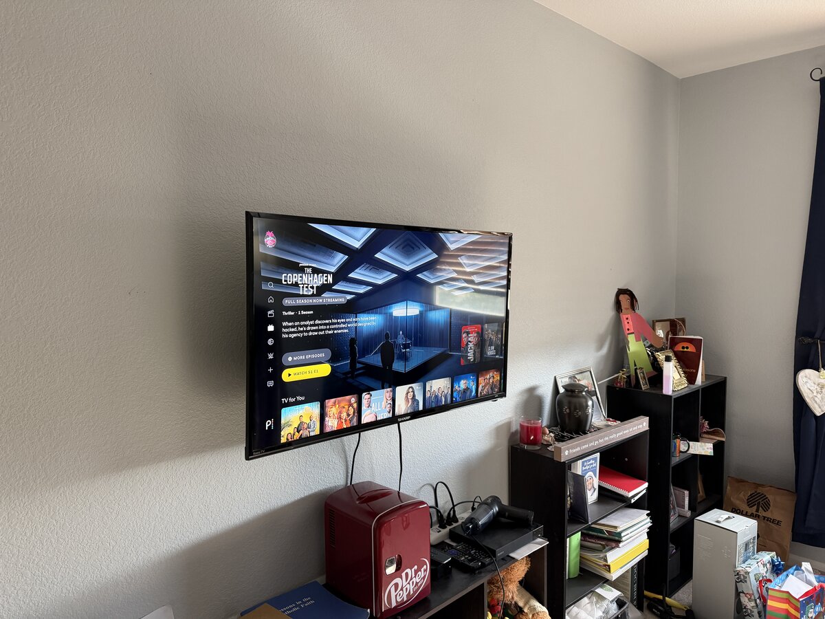 Television Mounting - After